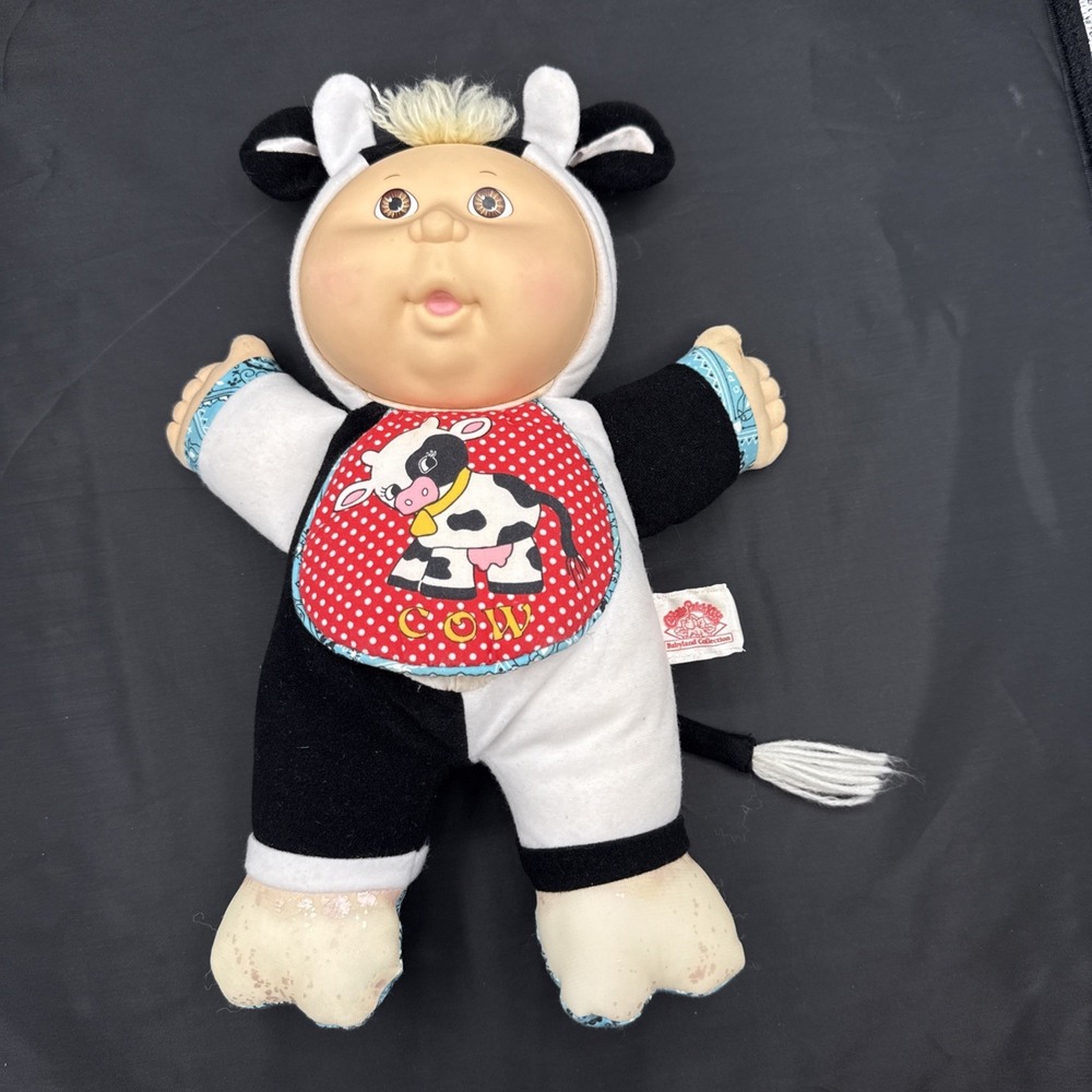 CABBAGE‎ PATCH BABY DOLL Cow Babyland Collection blonde brown eyes - Picture 2 of 9